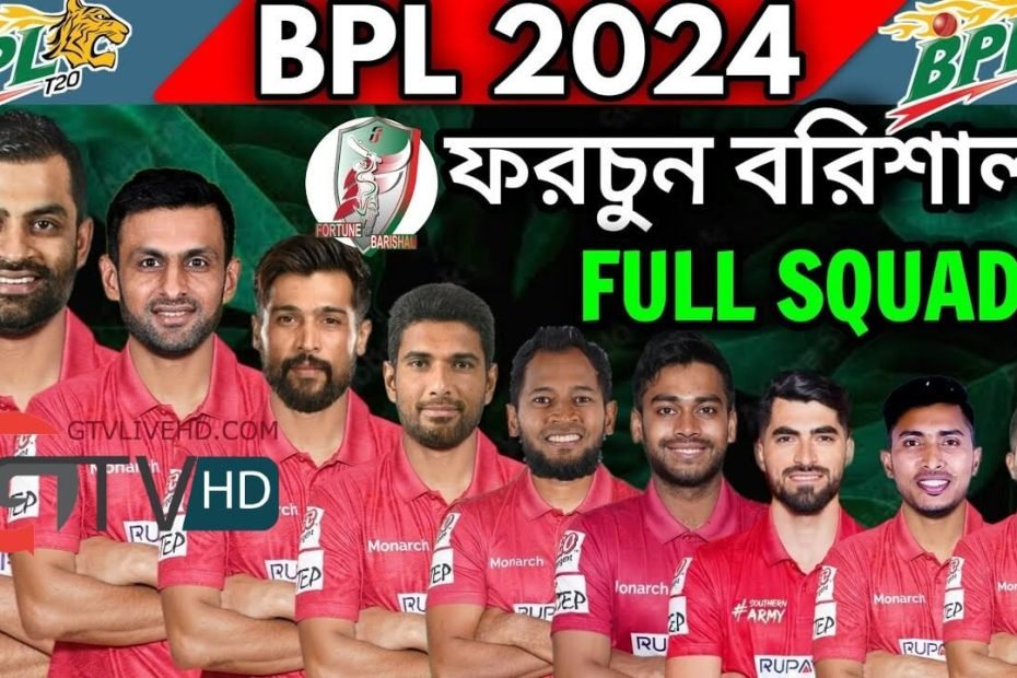 Fortune Barishal Team 2024